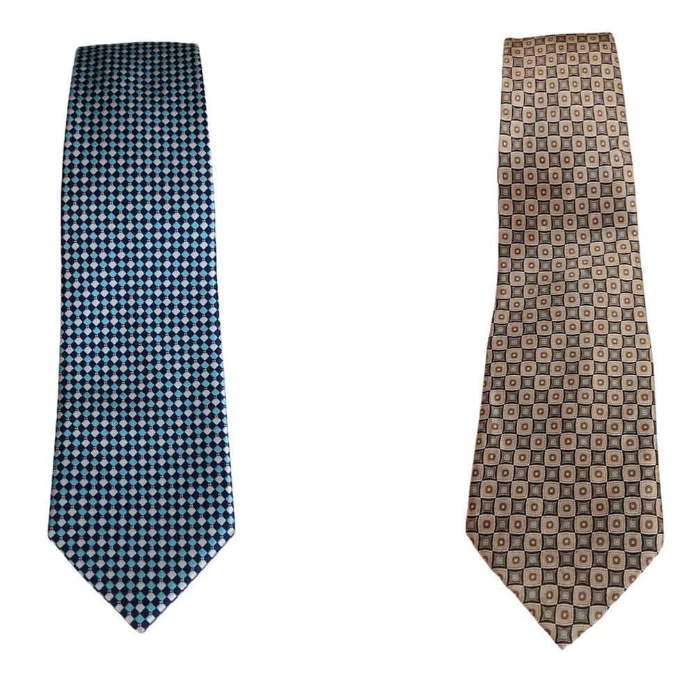 Pierre Cardin lot of 2 men designer ties